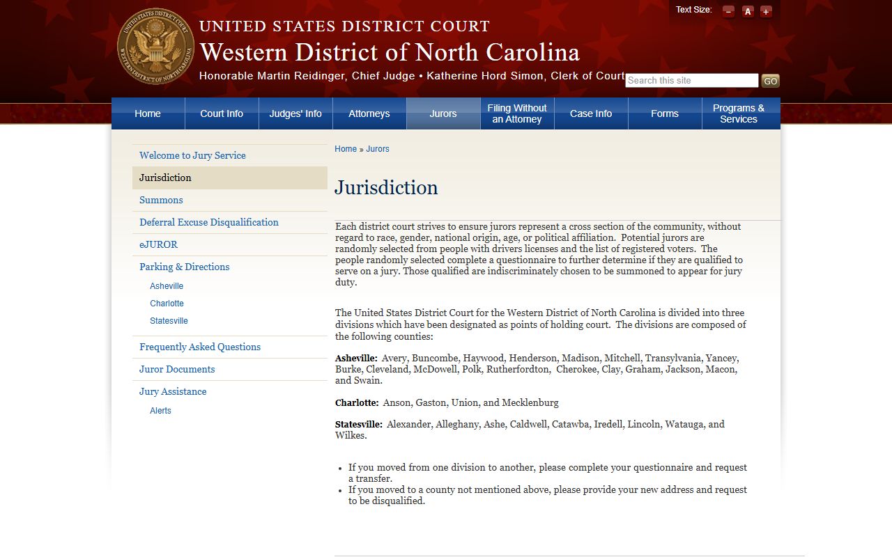 Lincoln County criminal court records Western District jurisdiction