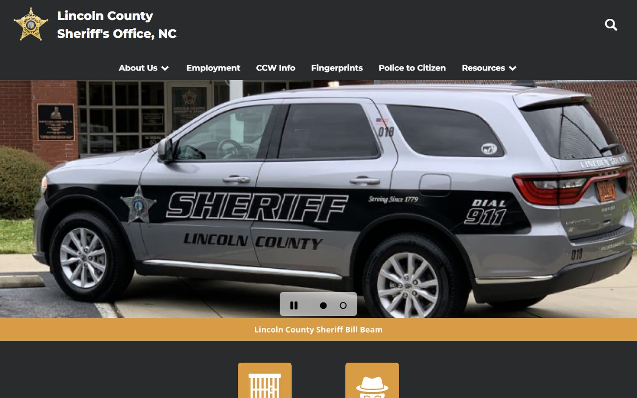 Lincoln County inmate search sheriff homepage